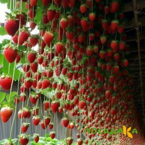 Клубника ампельная Анастасия купить по цене от 370р. в интернет-магазине «Посадика» с доставкой почтой в в Галиче и по всей России – [изображение №1].