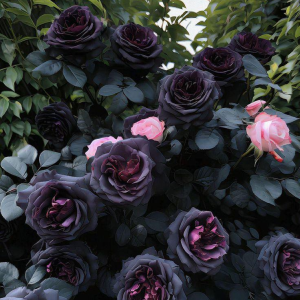 Роза Черная купить по цене от 450р. в интернет-магазине «Посадика» с доставкой почтой в в Галиче и по всей России – [изображение №1].