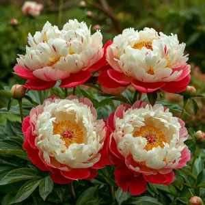 Пион Коралловый Каскад купить по цене от 490р. в интернет-магазине «Посадика» с доставкой почтой в в Галиче и по всей России – [изображение №1].