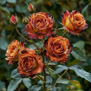 Роза плетистая Оранжевый Бриллиант купить по цене от 450р. в интернет-магазине «Посадика» с доставкой почтой в в Галиче и по всей России – [изображение №1].